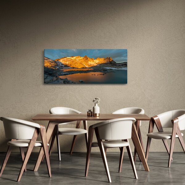 Tablou cu peisaj montan (120x50 cm)
