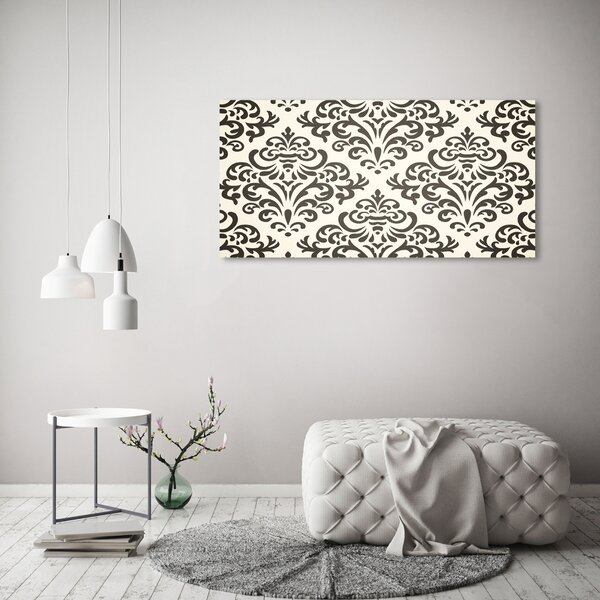 Tablou pe pe sticlă fundal ornamente