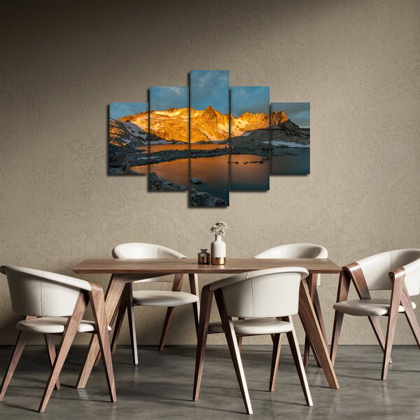 Tablou cu peisaj montan (150x105 cm)