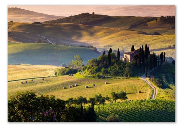 Tablou sticlă Toscana