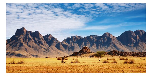 Tablou pe pe sticlă Rocks din Namibia