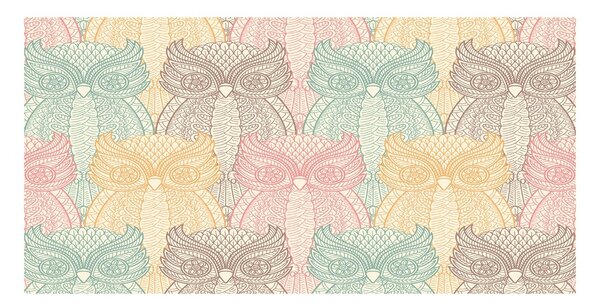 Tablou Printat Pe Sticlă Owls