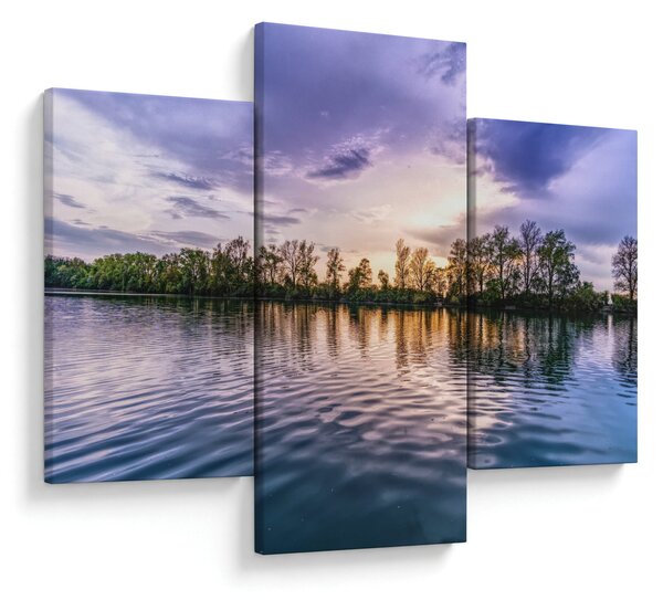 Tablou cu lac (90x60 cm)