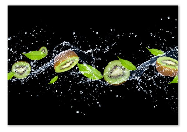 Imagine de sticlă Kiwi si apa