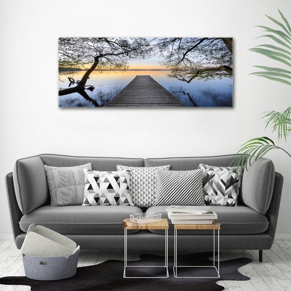 Print pe canvas Pier pe lac