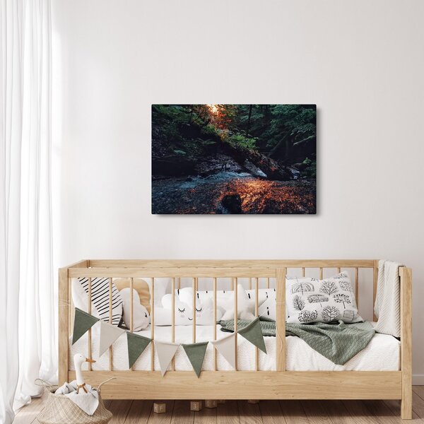 Tablou cu râu montan (90x60 cm)