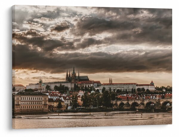 Tablou - Praga înnorită (70x50 cm)