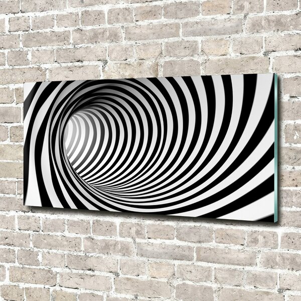 Fotografie imprimată pe sticlă tunel 3D