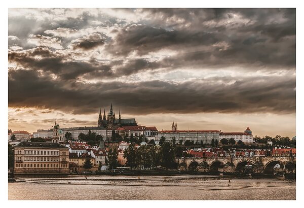 Tablou - Praga înnorită (90x60 cm)