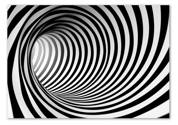 Fotografie imprimată pe sticlă tunel 3D