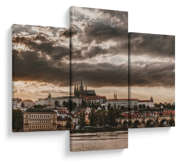 Tablou - Praga înnorită (90x60 cm)
