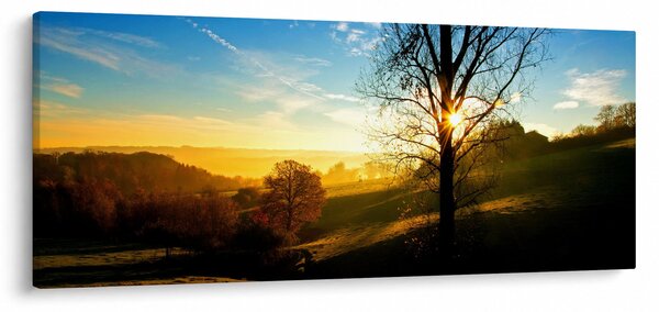 Tablou cu răsăsrit de soare (120x50 cm)
