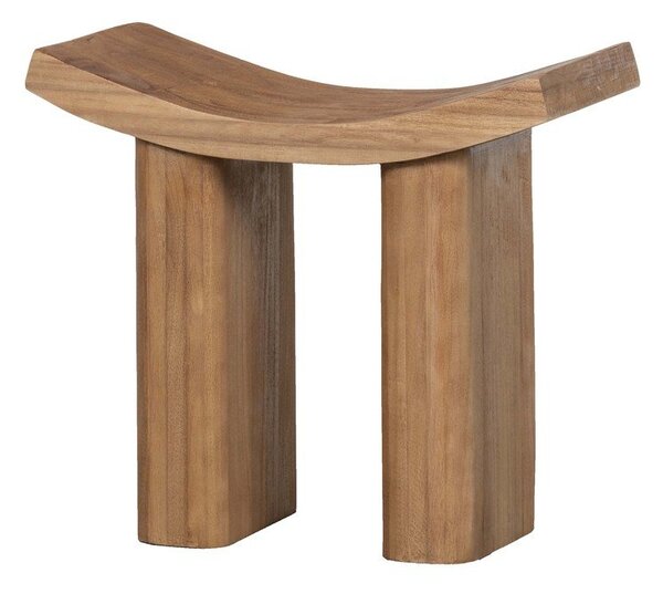 Scaun tip taburet în culoare naturală din lemn de paulownia Japan – WOOOD