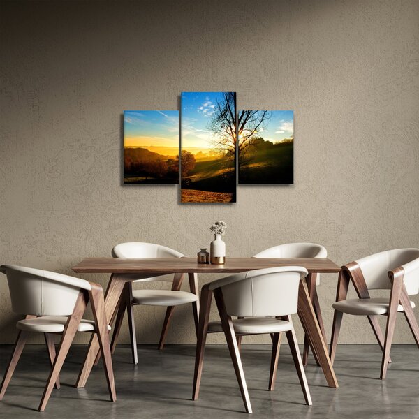 Tablou cu răsăsrit de soare (90x60 cm)