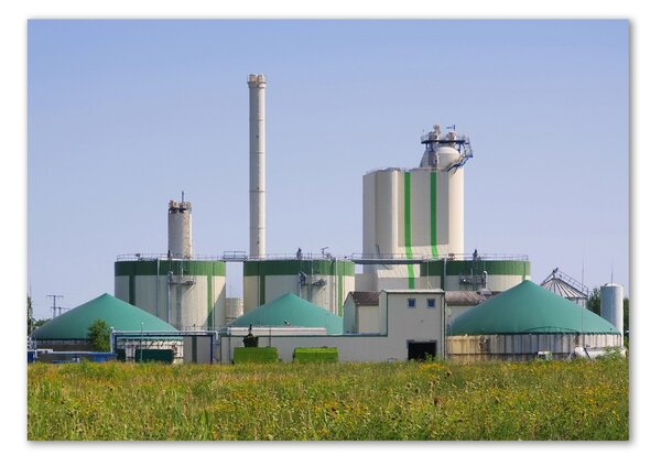 Tablou Printat Pe Sticlă Instalația de biogaz