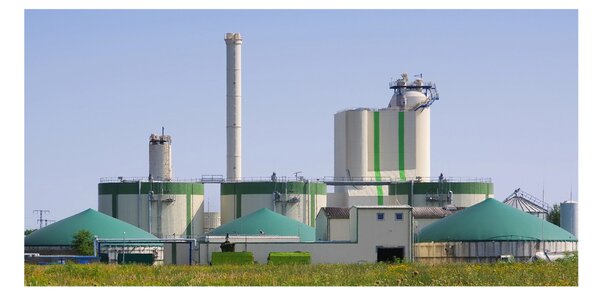 Tablou Printat Pe Sticlă Instalația de biogaz