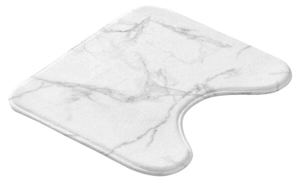 Covoraș de baie alb-gri pentru WC 45x45 cm Marbre – douceur d'intérieur