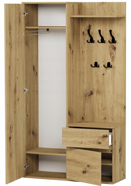 Set mobilier hol Viliana (artizanal) (cu oglindă). Promo -12%. 1151904