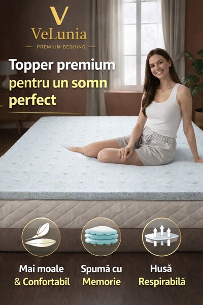 Topper Memory VeLunia Concept 90 X 200 cm