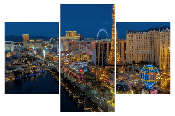 Tablou - Las Vegas (90x60 cm)