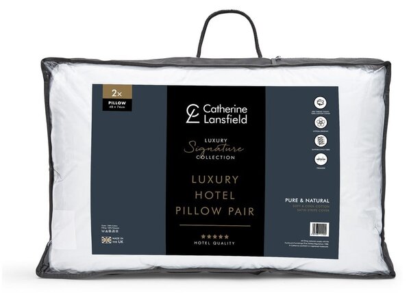 Perne 2 buc. 48x74 cm Hotel Satin Stripe – Catherine Lansfield