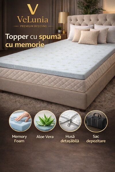 Topper Memory VeLunia Concept 90 X 200 cm