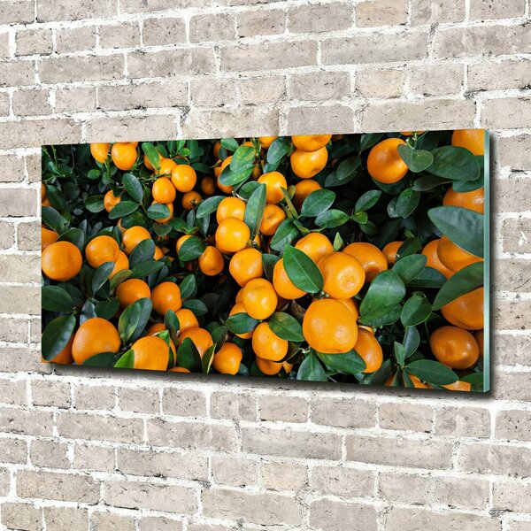 Tablou pe pe sticlă mandarine
