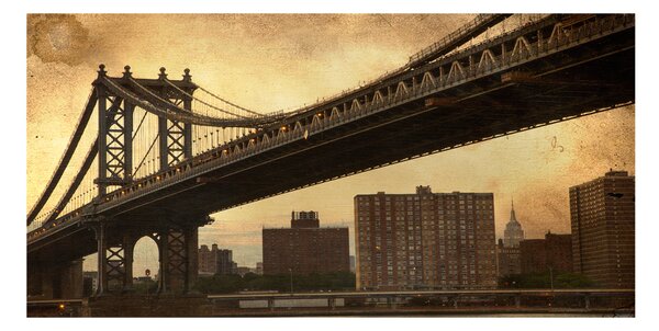Fotografie imprimată pe sticlă Manhattan New York City