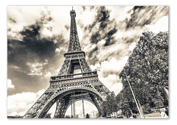 Tablou sticlă Turnul Eiffel din Paris