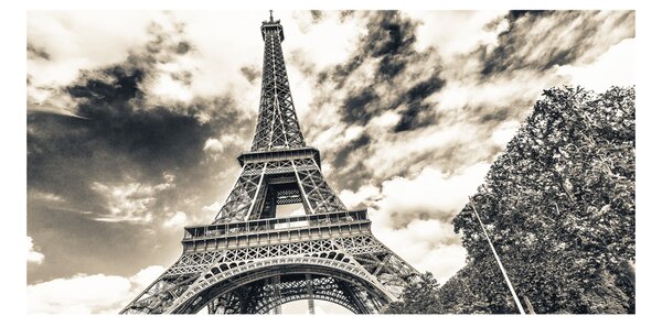 Tablou sticlă Turnul Eiffel din Paris