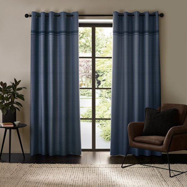 Draperii albastre 2 buc. 229x229 cm Melville – Catherine Lansfield