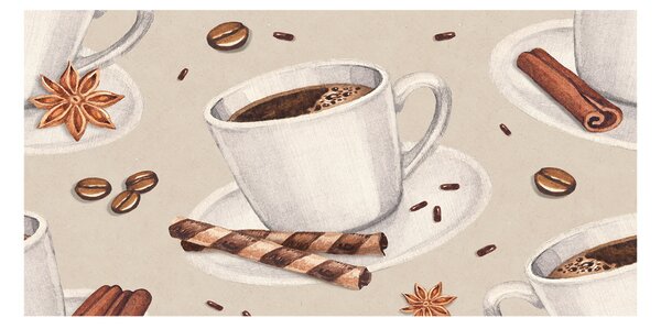 Imagine de sticlă ceașcă de cafea