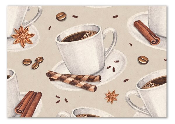Imagine de sticlă ceașcă de cafea