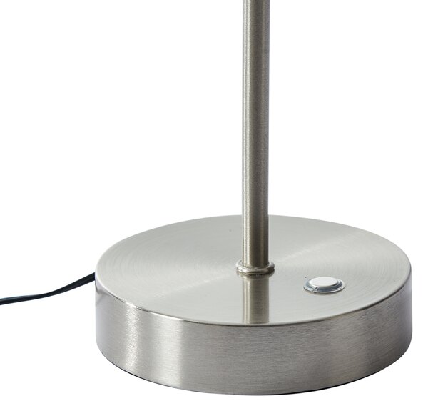 Lampă de masă de design din oțel cu sticlă opal incl. LED cu dimmer - Joya