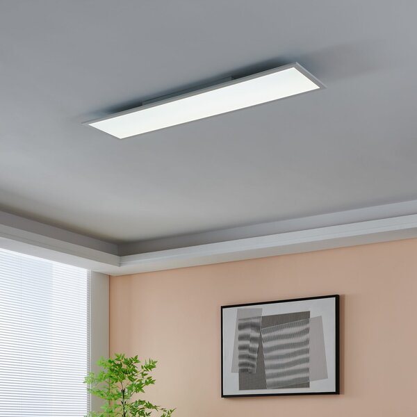 EGLO connect Salobrena-Z Plafonieră cu LED, 120x30cm, alb, reglabil, Alb, Camera de zi / sufragerie, Metal, Modern