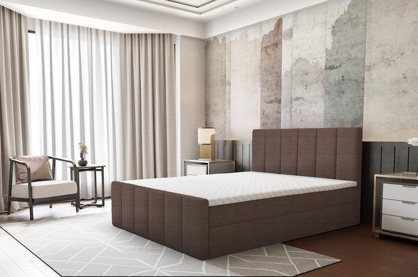 KONDELA Pat boxspring, 180x200, maro, STAR