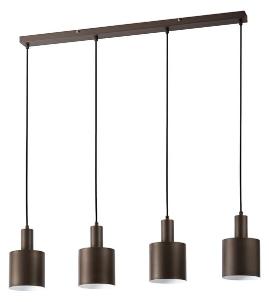 Lustră Pendul Lindby, Ovelia, reglabil, Maro / Rugină, Bucătărie, Metal, Modern