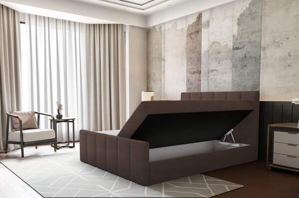 KONDELA Pat boxspring, 180x200, maro, STAR