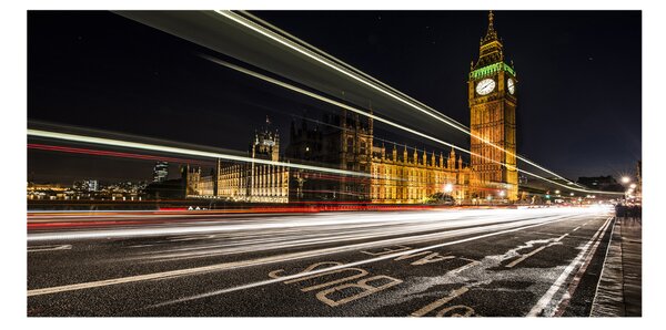 Tablou Printat Pe Sticlă Big Ben, Londra