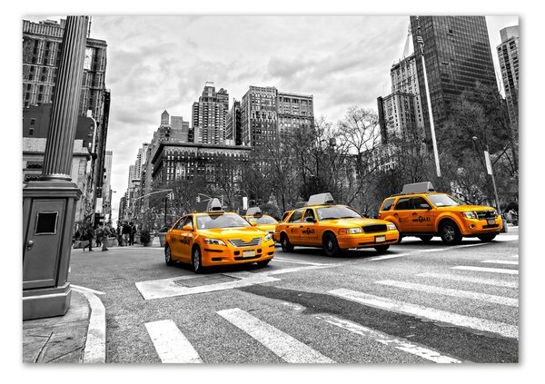 Imagine de sticlă New York taxiuri