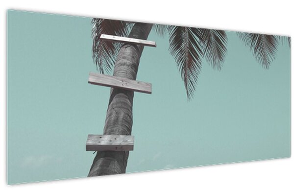 Tablou - Palma în Caraibe (120x50 cm)