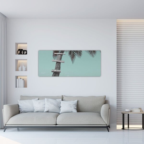 Tablou - Palma în Caraibe (120x50 cm)
