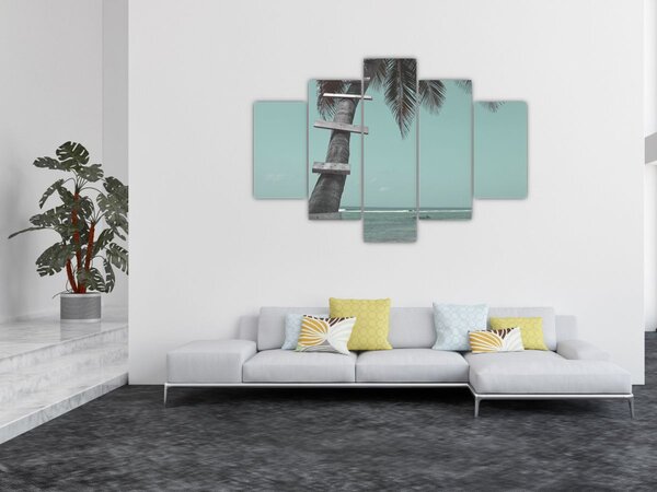 Tablou - Palma în Caraibe (150x105 cm)