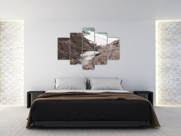 Tablou - Călătorie spre Marea de Smarald (150x105 cm)