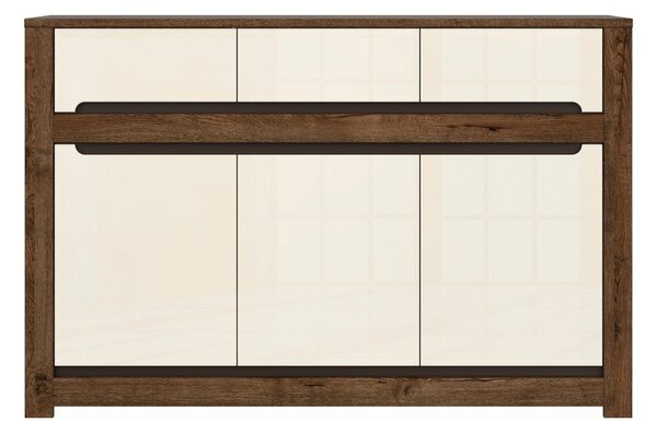 Comoda RUSO KOM3D3S, nuc/bej, PAL, 149x46x99 cm