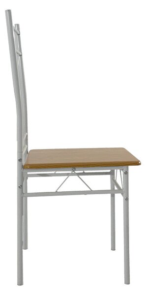Set masa si scaune 5 piese Reforia, Natural, 110x60x74 cm