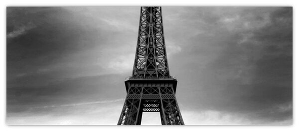 Tablou - Mașină roz în Paris (120x50 cm)