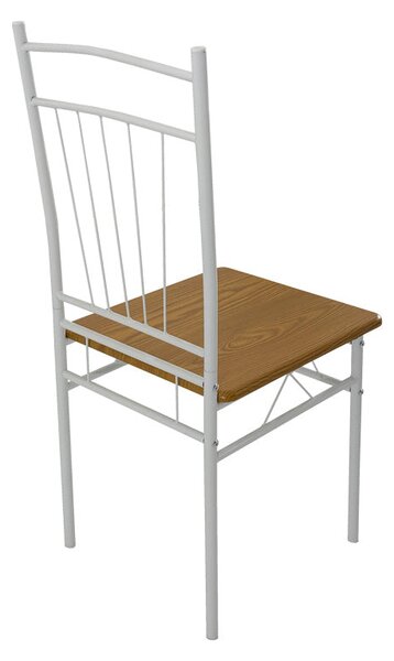 Set masa si scaune 5 piese Reforia, Natural, 110x60x74 cm