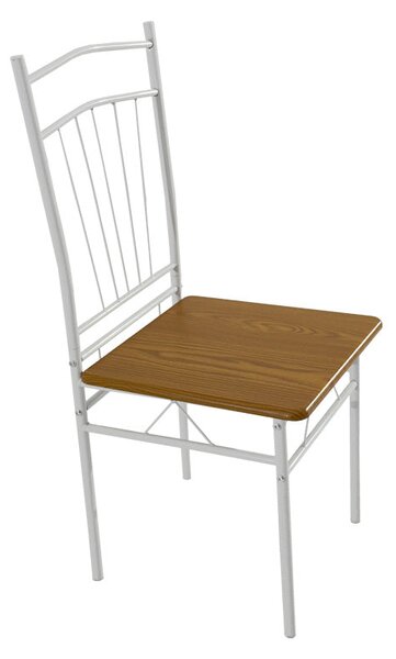 Set masa si scaune 5 piese Reforia, Natural, 110x60x74 cm