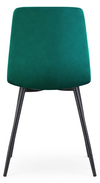 Set 2 scaune de sufragerie Nairobi (verde închis). Promo -15%. 1152345